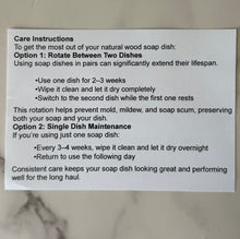 Load image into Gallery viewer, Handmade soap dish with logo