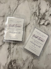 Load image into Gallery viewer, Fresh linen soy wax melts