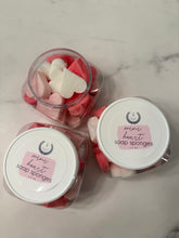 Load image into Gallery viewer, Mini heart Soap infused sponges