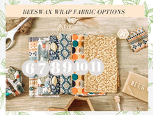 Load image into Gallery viewer, Beeswax Food Wrap Set of 3
