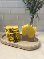 Lemon lavender cold process soap