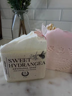 Artisan soap with plantable soap label