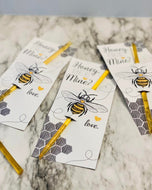 Honey straw Valentine