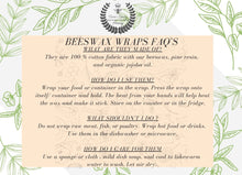 Load image into Gallery viewer, Beeswax Bread Bag
