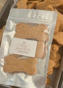 Honey peanut butter dog treats