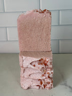Himalayan pink salt cold process soap