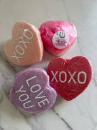 Heart Soap infused sponge