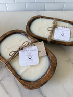Brown sugar + fig dough bowl candle