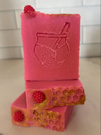 Oh honey it’s raspberry! cold process soap