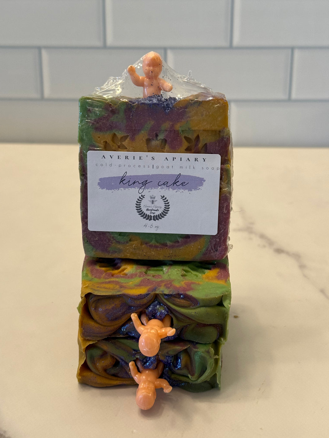 Mardi Gras soap