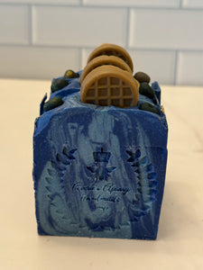 Blueberry waffles cold process soap