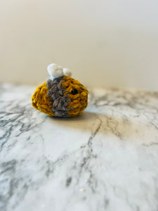 Mini handmade crochet bee